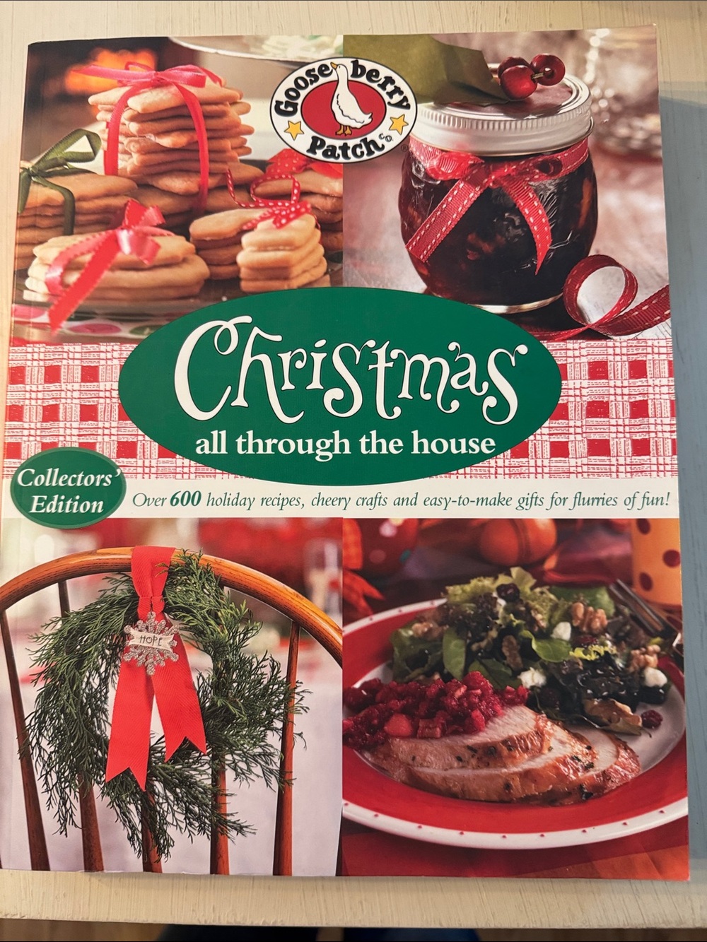 Gooseberry patch Christmas all through the house book in like new condition